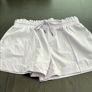 Vanilla Star Light Purple Women's Athletic Shorts